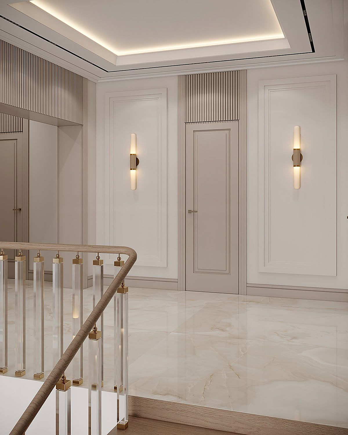 Villa ahşap dekorasyonu ve kapı modelleri — DRC Mobilya