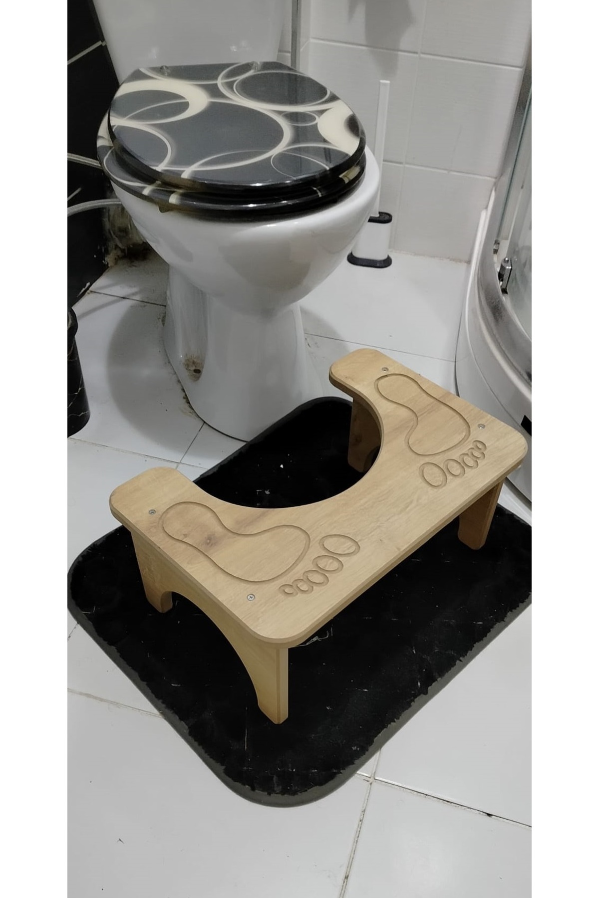 WC çömelme ayak taburesi